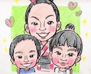 お誕生日や還暦祝いのプレゼントに！似顔絵作成します 色鉛筆で優しいタッチ☆大人数似顔絵も承ります◎ペットも可！ イメージ3