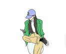 シンプルでポップな雰囲気似顔絵をお描きします 色味を使った、ポップなイラストを描くのが好きです♪ イメージ6