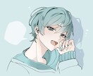 オリジナルキャラクターのイラスト制作を承ります 全身も顔面アップもお任せ下さい イメージ9