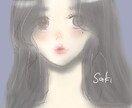 SNSのアイコンや似顔絵を描きます ふんわりとしていますが、凛としているようなイラストです。 イメージ2