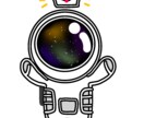 貴方だけの宇宙飛行士描きます 貴方だけの宇宙飛行士を御依頼ください。修正2回まで イメージ3