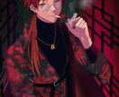 オリキャラやVTuber1枚絵を制作します 繊細なイラストが欲しい方に向けて制作しています イメージ6
