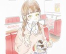 洗練された柔らかなタッチで女性向けイラスト描きます 柔らかなタッチで親しみやすいイラストを作り上げます。 イメージ4