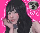 誕生日イラストや、記念イラスト等ご要望承ります お好きなモチーフを自由に組みあわせ！ イメージ3