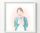 お写真からイラスト作成します 母の日や父の日のプレゼントにいかかでしょうか？ イメージ3