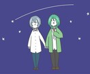 ほのぼのとしたかわいいミニキャラをお描きします 即日対応可能！スマホ壁紙、SNSアイコン、挿絵、グッズ用に！ イメージ1