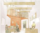 幻想的なパース(内外観)を描きます 建築内外装、プレゼン資料、3Dモデル、 イメージ6