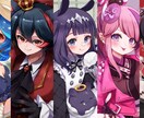 存在感◎かわいいイラストお描きします 動画サムネ・立ち絵・SNS用イラスト各種お描きします！ イメージ5