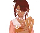 可愛い女の子のアイコン！描かせていただきます 自分だけのカワイイアイコン制作いたします イメージ3