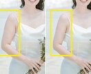 ウェディングフォトの人物写真レタッチします 10枚から対応♪ 痩身、シワ消し、美肌、バストアップなど イメージ2