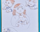 明るくイキイキした絵柄で似顔絵を描きます いろいろな場面にぴったりな似顔絵を手描きで制作いたします！ イメージ3