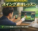 ビデオ通話でスイングを直接解説します その場で分かるあなた専用スイング指導 イメージ1