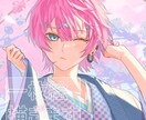 イラスト(一枚絵)をお描きします IRIAMや配信サイト、SNSの宣伝に！ イメージ1