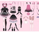 理想にそったパーツ分けイラストを制作致します パーツ分け済PSD、キャラクターデザインを担当いたします イメージ6