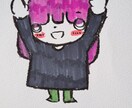 手描で可愛いポップなイラストかきます アイコン作成、表紙、キャラクター作成、グッツデザインなど⭐ イメージ2