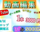 格安！最安値！動画編集承ります 動画の編集、テロップ入れ、サムネ作成などお任せください！ イメージ1