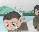 ゆるふわ画用紙風デフォルメイラスト描きます アナログ風のアイコンヘッダーサムネなんでもどうぞ！ イメージ2