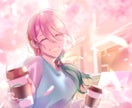 YoutubeサムネやSNS記念イラスト描きます コントラスト彩度高めで目を引く個性的なイラストが得意です！ イメージ5