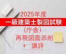2025年一級建築士製図試験 再現図面添削します 資格学校の現役講師が丁寧に対応！ イメージ1