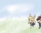 ミニキャラ、デフォルメキャラ描きます 2頭身〜3頭身程度のイラストです！似顔絵も可能かも？ イメージ1