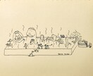 気楽にゆるーいイラストでも文字でもなんでも作ります イラスト、文字、例えばメニュー表やお手紙、なんでも大丈夫です イメージ7