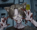 スタイリッシュで目を惹く一枚絵をご提供します キービジュアル、MV、グッズなど幅広くご活用いただけます！ イメージ7