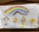お子さまの絵をデザインペーパーにします 思い出の絵をそのままにしておくのはもったいない イメージ2