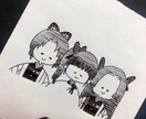 既存キャラクターを私の絵柄で書きます 贈り物のワンポイント、付箋等として！ イメージ4