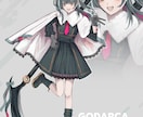 イラスト全般お描きいたします 中性的で細身の男女が得意です。MVや立ち絵、一枚絵など イメージ3