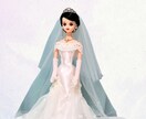 ウェディングドレスを人形用にお作りいたします ご自身の結婚式やプレゼントに。特別なドールをお作り致します イメージ4