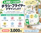 公式LINEの友だち登録案内POPを制作します 予約・相談・特典など、登録後にできることを伝えます イメージ1
