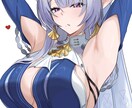 女性キャラクターのイラストを制作します SNS映えする魅力的なイラストを制作します イメージ3