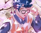 夢絵/サムネ/一枚絵などをお描きします 男性キャラも女性キャラも理想の一枚を！ イメージ4