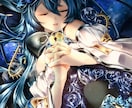 商用◎目を引く1枚絵、ビネットイラストを制作します サムネやMV、グッズ制作を考えている配信者様などへ！ イメージ7