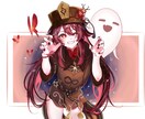 色鮮やかで印象に残るイラストを制作します アイコン、立ち絵、一枚絵等、目を引くイラストをご希望の方に！ イメージ4