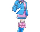 女の子を描きます かわいいミニキャラと女の子描きます。ご要望になるべく応えます イメージ3