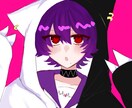 個性溢れるイラストを制作致します アイコン,ヘッダー,キャラデザなど何でも受け付けてます◎ イメージ1