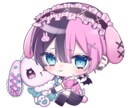 可愛らしいデフォルメイラストを制作します SNSアイコンやグッズなどのイラストを制作します イメージ6