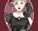 リアル寄りのタッチで可愛い女の子描いてます Y2K・パンク・和服・ロリータなど幅広いジャンル承ります。 イメージ3
