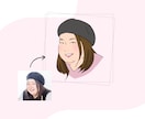 抜け感あるおしゃれなシンプル似顔絵描きます プレゼントにも♪軽やかなタッチの似顔絵作成いたします イメージ4