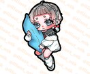 枕抱っこイラストを描きます 最安値！ポーズ固定で可愛いイラストを描きます！ イメージ8