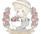 SNSアイコンなどのイラスト描きます きゅるるんおめめのふわっとしたイラスト イメージ4