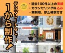 テンプレ不使用！プロが希望に沿ったHPを作成します イメージ通りのサイト制作を低価格で実現します！ イメージ1
