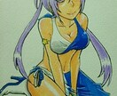 小〜大サイズ色紙描きます コピック、水彩色鉛筆を使って描きます イメージ2