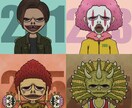 MCBの世界観で似顔絵を描きます Mutant Chill Brothersの世界観の似顔絵! イメージ2