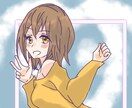 オリジナルの女の子のイラスト描きます SNSのアイコンなどにどうですか？ イメージ1