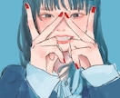 要望にこたえつつシンプルな似顔絵を作成します 誕生日カードに添える似顔絵や、日常のワンシーンなど幅広く イメージ2