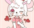 可愛いポップな獣人・人間イラスト描きます 皆様の"好き"をイラストに 可愛いポップなイラストです イメージ2