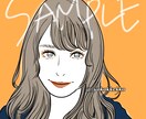 美人！かわいい！アイコン・似顔絵作成します LINE、SNS、ブログ等のおしゃれアイコンに最適 :) イメージ3