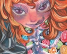 商用可| 可愛いSNSアイコン・ヘッダーを描きます アナログで温かみのあるアイコン・ヘッダーを仕上げます。 イメージ3